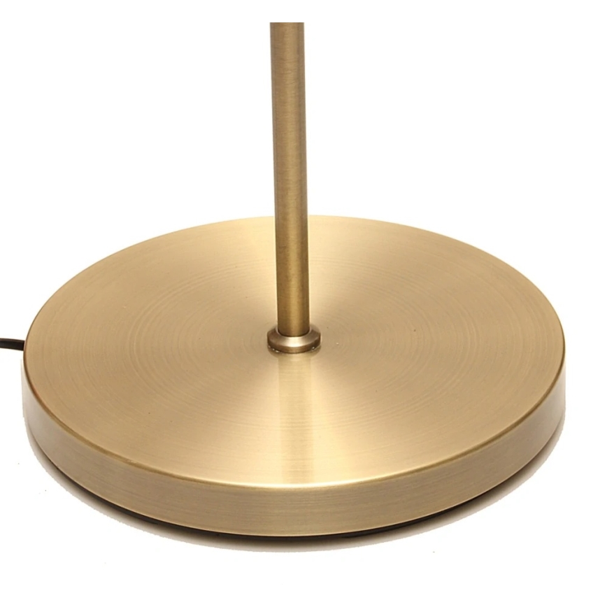 Lampada da terra LED dimmerabile NORA LED/25W/230V 2200/3000/4000K + LED/5W 3000K dorata + telecomando