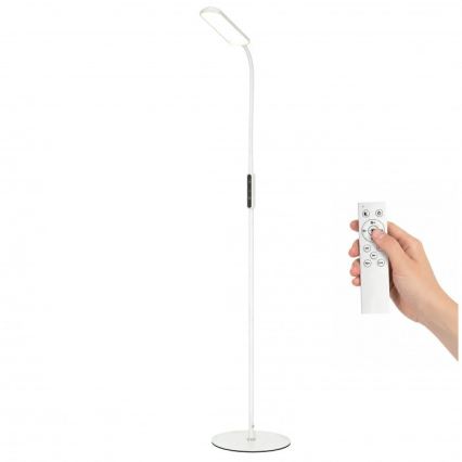Lampada da terra LED dimmerabile TEILO LED/10W/230V 3000/4000/6500K bianca + telecomando
