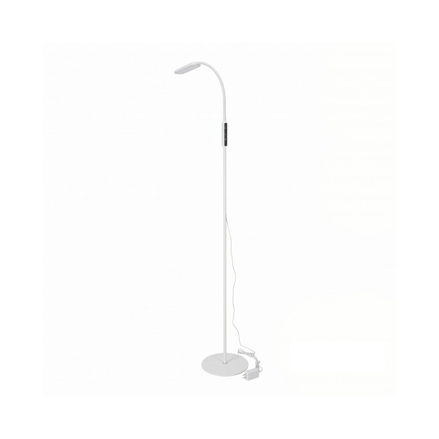 Lampada da terra LED dimmerabile TEILO LED/10W/230V 3000/4000/6500K bianca + telecomando