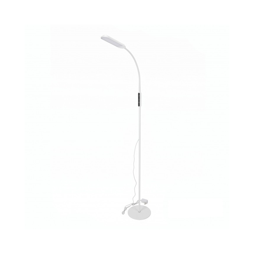 Lampada da terra LED dimmerabile TEILO LED/10W/230V 3000/4000/6500K bianca + telecomando