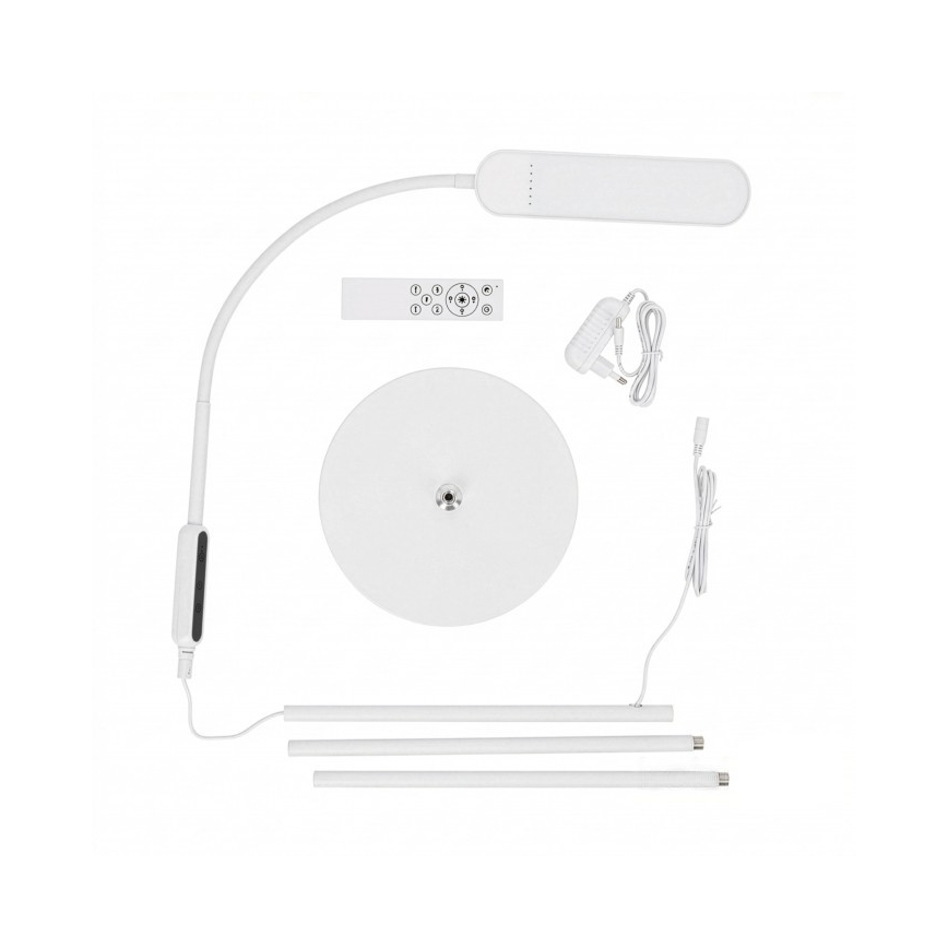 Lampada da terra LED dimmerabile TEILO LED/10W/230V 3000/4000/6500K bianca + telecomando