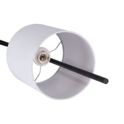 Lampada da terra LED TOKYO 1xE27/40W/230V + LED/3W nero/bianco