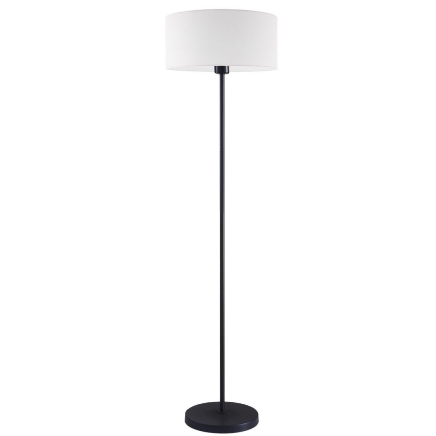 Lampada da terra LED TUNJA 1x E27/20W/230V Ø 38 cm nero/bianco
