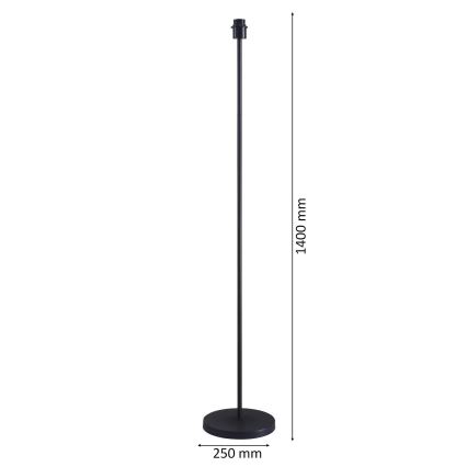 Lampada da terra LED TUNJA 1xE27/20W/230V Ø 30 cm nero/marrone