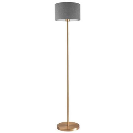 Lampada da terra LED TUNJA 1xE27/20W/230V Ø 30 cm oro/grigio