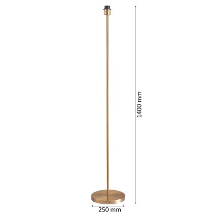 Lampada da terra LED TUNJA 1xE27/20W/230V Ø 38 cm dorato/marrone