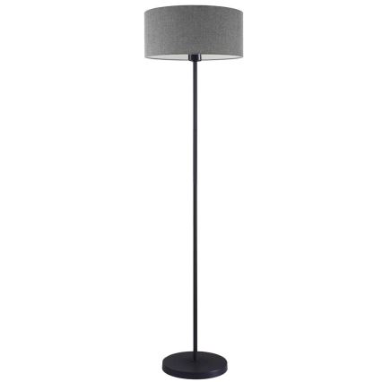 Lampada da terra LED TUNJA 1xE27/20W/230V Ø 38 cm nero/grigio