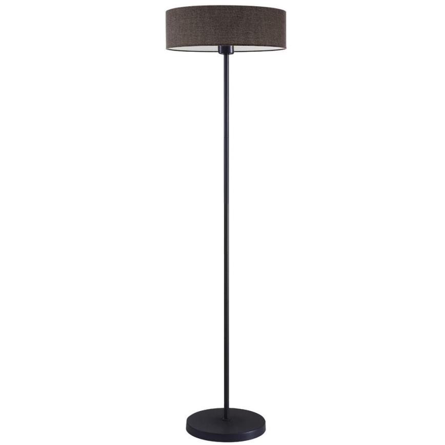 Lampada da terra LED TUNJA 1xE27/20W/230V Ø 38 cm nero/marrone