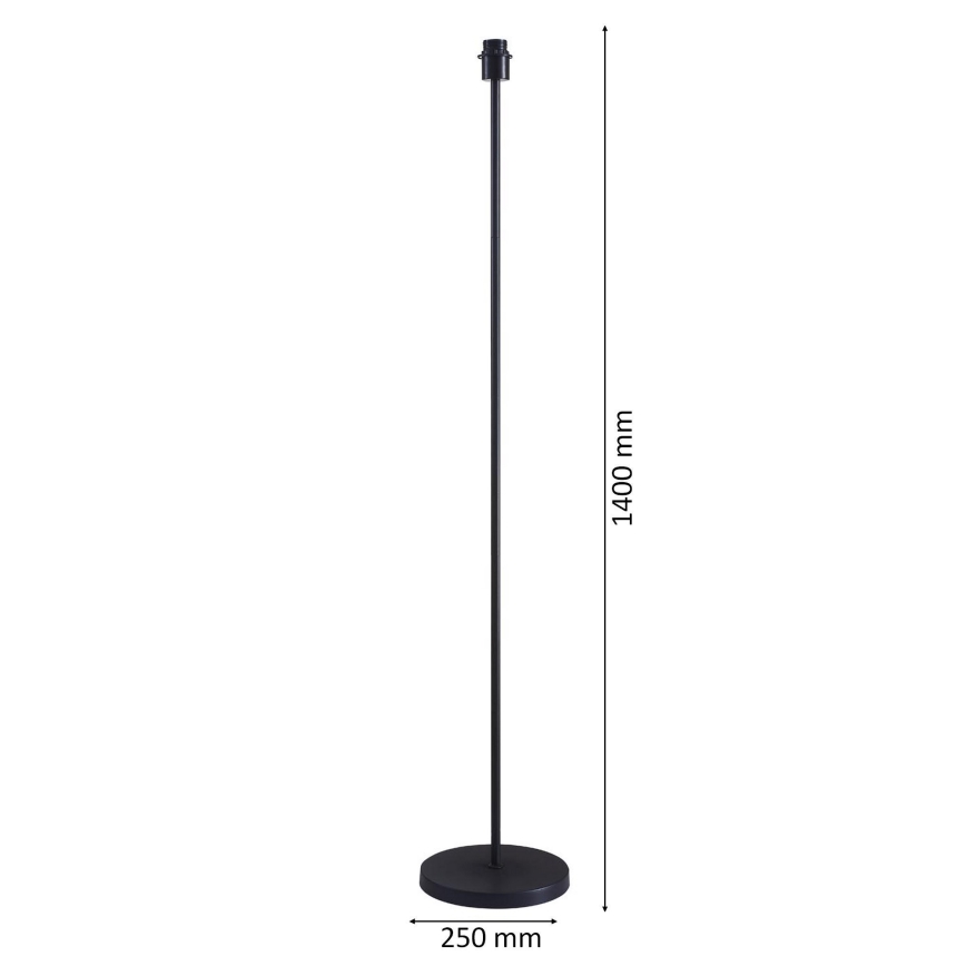 Lampada da terra LED TUNJA 1xE27/20W/230V Ø 38 cm nero/marrone