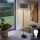 Lampada da terra LED TUNJA 1xE27/20W/230V Ø 38 cm nero/taupe