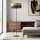 Lampada da terra LUX 1xE27/15W/230V nero/oro