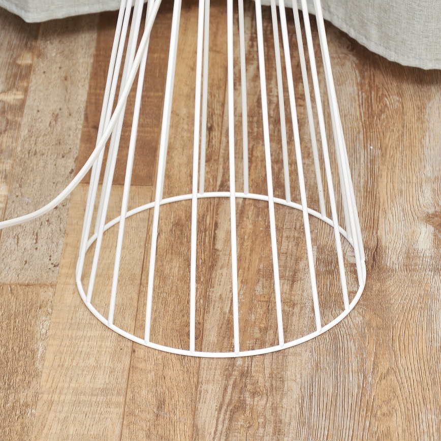 Lampada da terra MERCURE 1xE27/15W/230V bianca