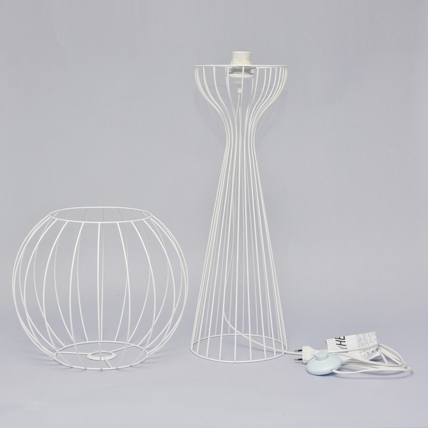 Lampada da terra MERCURE 1xE27/15W/230V bianca