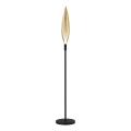 Lampada da terra NORDIC 1xG9/5W/230V nero/beige fumoso