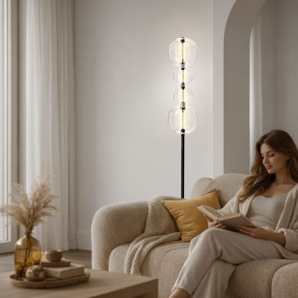 Lampada da terra PLAYA LED/15W/230V nera