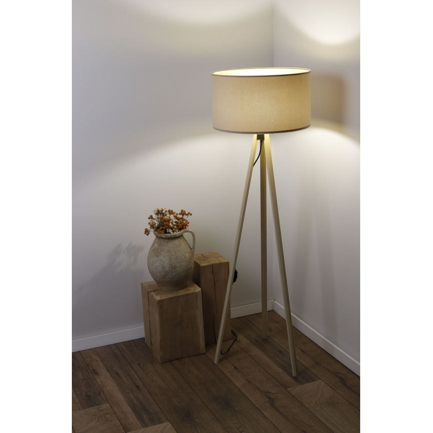 Lampada da terra STANDART 1xE27/60W/230V beige