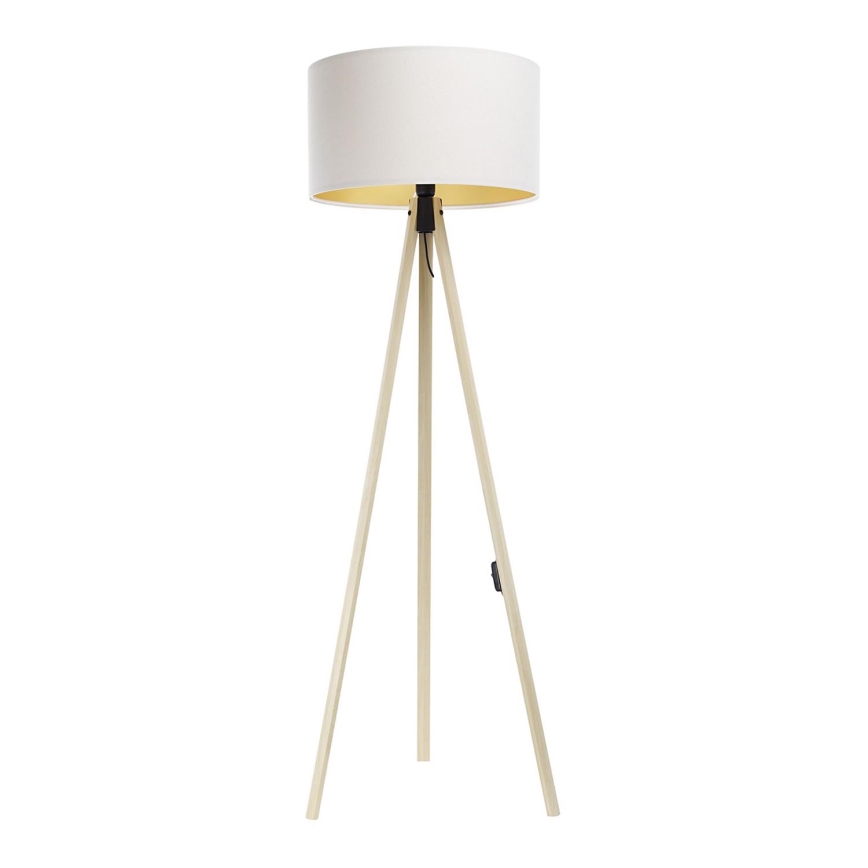 Lampada da terra STANDART 1xE27/60W/230V bianco/beige