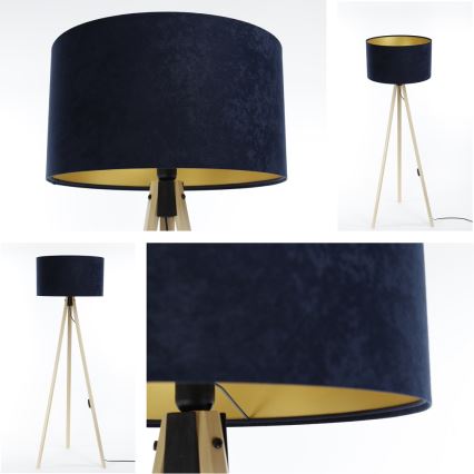 Lampada da terra STANDART 1xE27/60W/230V blu/beige