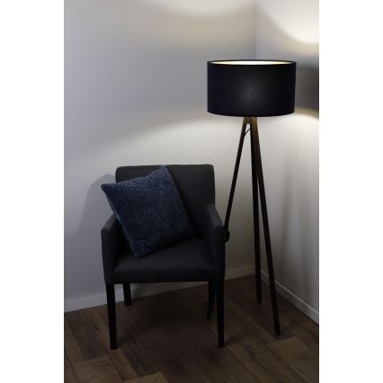 Lampada da terra STANDART 1xE27/60W/230V blu/marrone