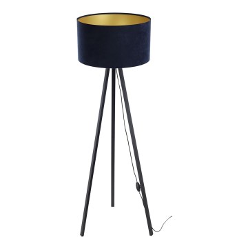 Lampada da terra STANDART 1xE27/60W/230V blu/wenge