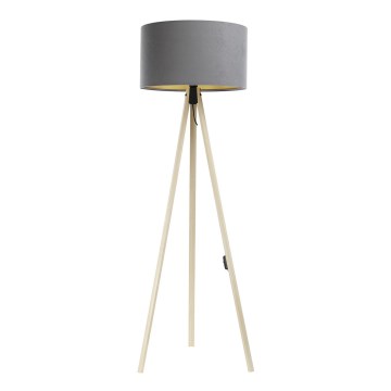 Lampada da terra STANDART 1xE27/60W/230V grigio/beige