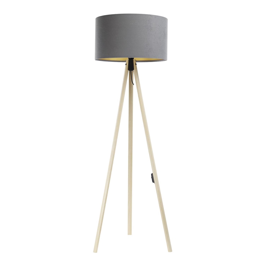Lampada da terra STANDART 1xE27/60W/230V grigio/beige