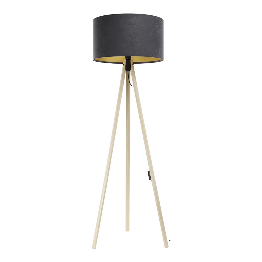 Lampada da terra STANDART 1xE27/60W/230V grigio/beige