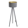 Lampada da terra STANDART 1xE27/60W/230V grigio/wengé