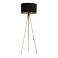 Lampada da terra STANDART 1xE27/60W/230V nero/beige