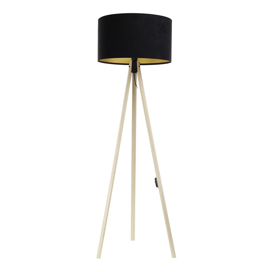 Lampada da terra STANDART 1xE27/60W/230V nero/beige