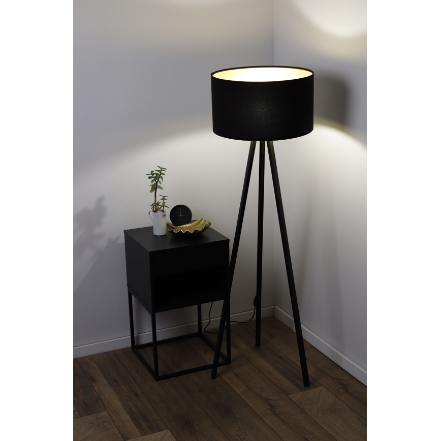 Lampada da terra STANDART 1xE27/60W/230V nero/wenge