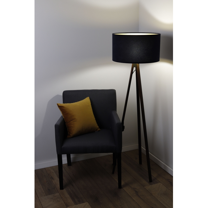 Lampada da terra STANDART 1xE27/60W/230V nero/wenge