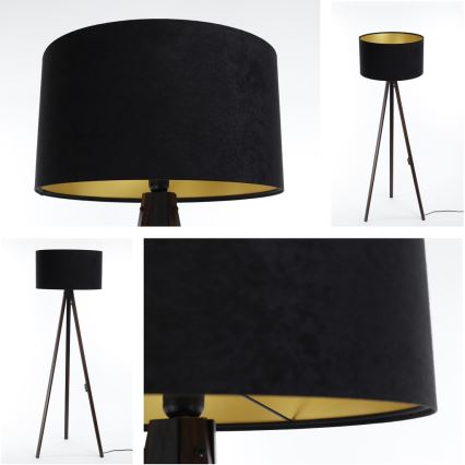 Lampada da terra STANDART 1xE27/60W/230V nero/wenge
