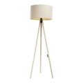 Lampada da terra STANDART 1xE27/60W/230V panna/beige