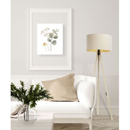 Lampada da terra STANDART 1xE27/60W/230V panna/beige