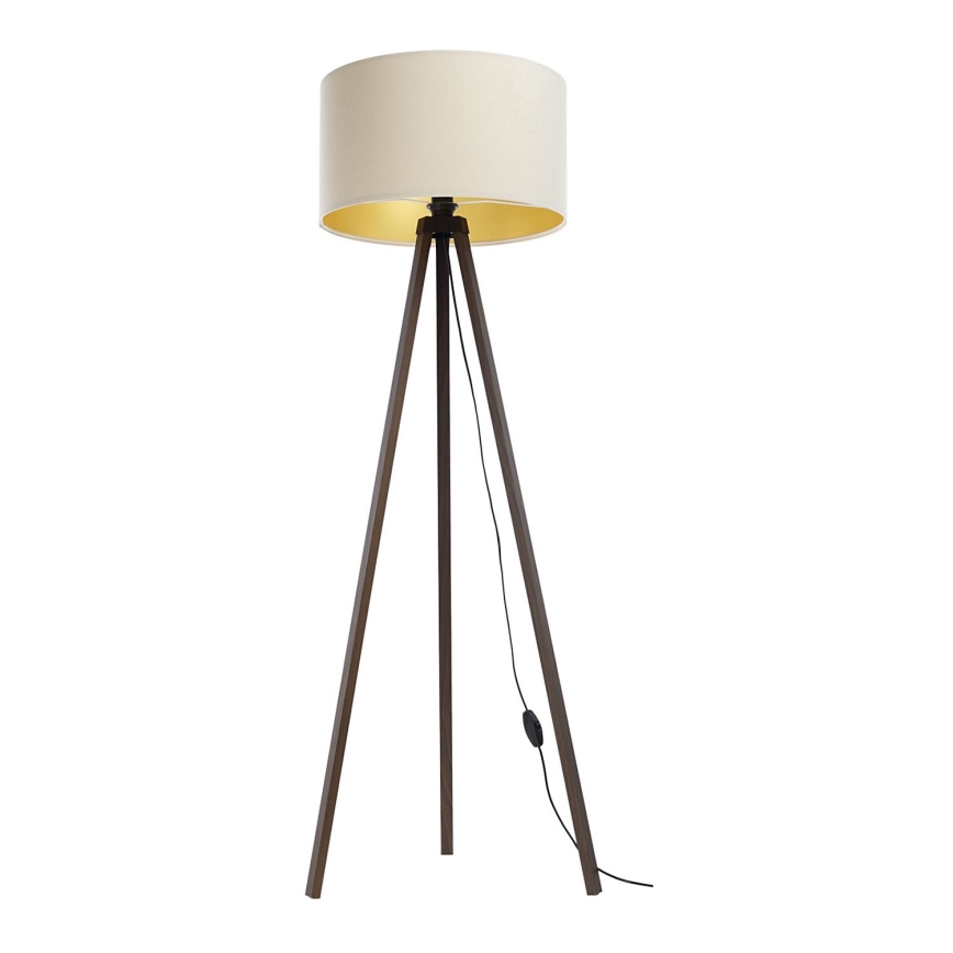 Lampada da terra STANDART 1xE27/60W/230V panna/marrone