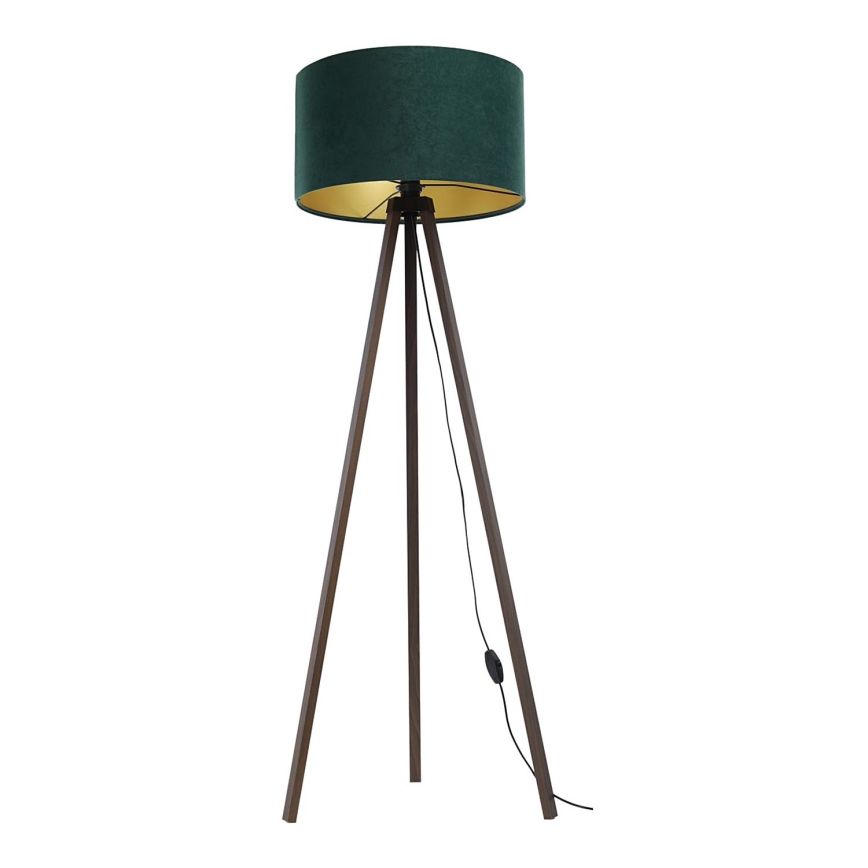 Lampada da terra STANDART 1xE27/60W/230V verde/marrone