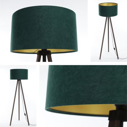 Lampada da terra STANDART 1xE27/60W/230V verde/marrone