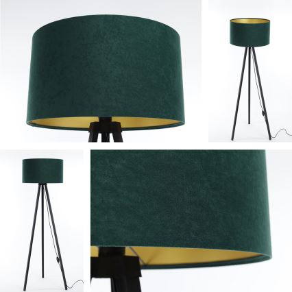 Lampada da terra STANDART 1xE27/60W/230V verde/nero