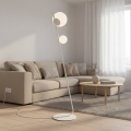 Lampada da terra TATU 2xG9/8W/230V bianca