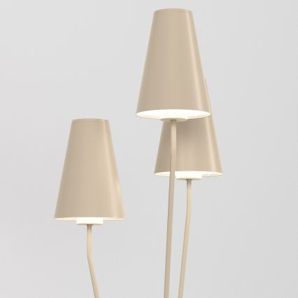 Lampada da terra TREFOT 3xE14/15W/230V beige