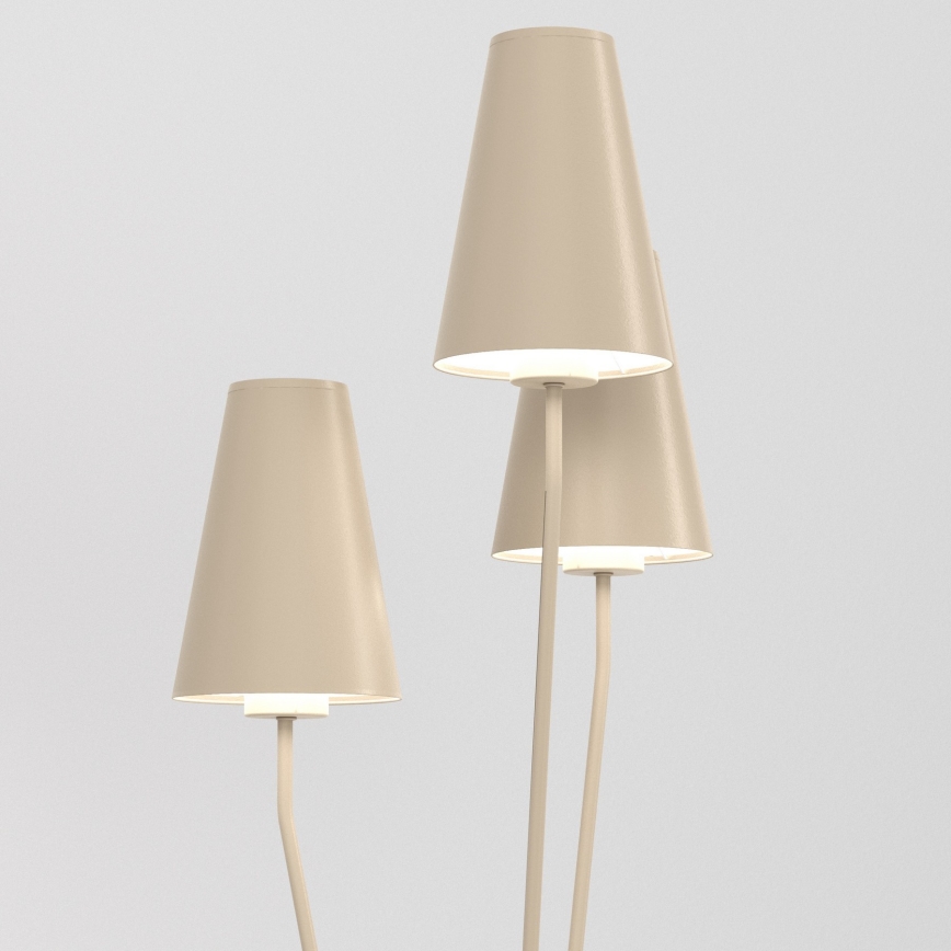 Lampada da terra TREFOT 3xE14/15W/230V beige