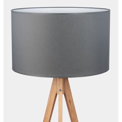 Lampada da terra TREVISO 1xE27/25W/230V grigio/legno