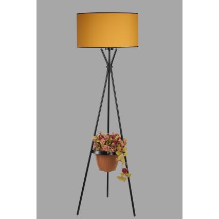 Lampada da terra VENEDIK 1xE27/60W/230V arancione/nero