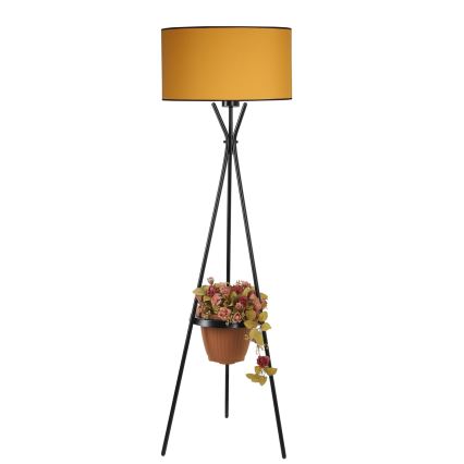 Lampada da terra VENEDIK 1xE27/60W/230V arancione/nero