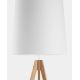 Lampada da terra WALZ 1xE27/25W/230V bianco/legno