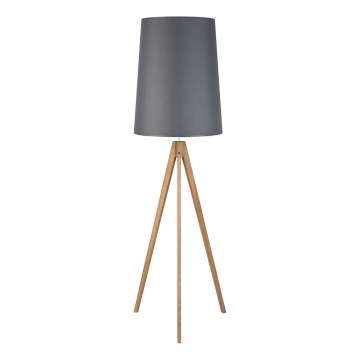 Lampada da terra WALZ 1xE27/25W/230V grigio/legno