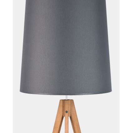 Lampada da terra WALZ 1xE27/25W/230V grigio/legno