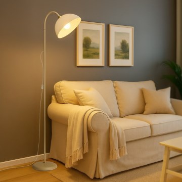 Lampada da terra ZACK 1xE27/15W/230V beige