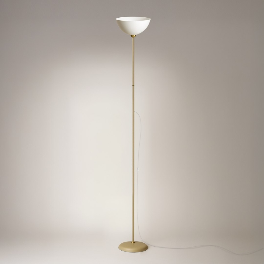 Lampada da terra ZACK 1xE27/60W/230V beige